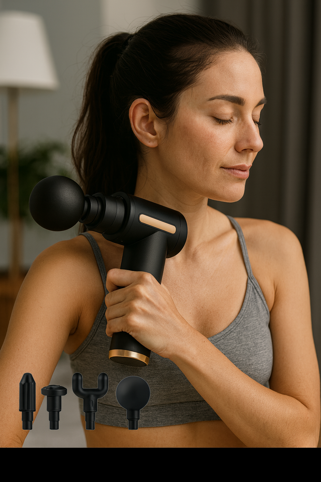 Multicolor FULL BODY ELECTRIC MASSAGER GUN